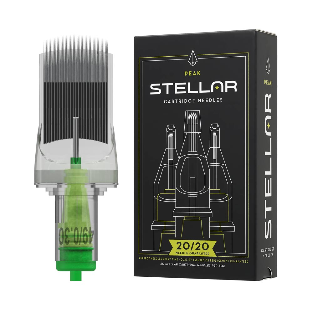 Peak Stellar Needle Cartridges — XXL Magnums — Box of 10